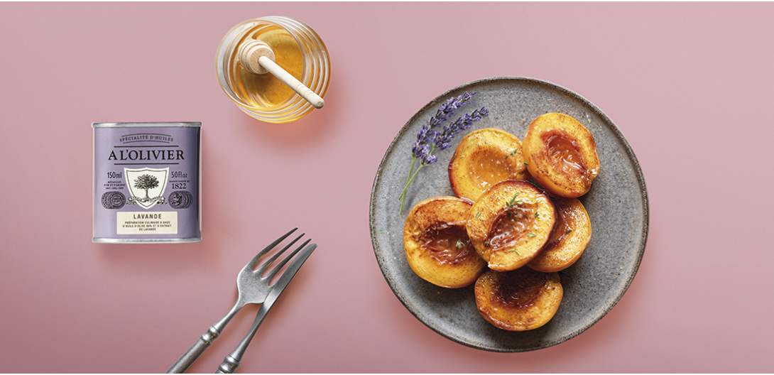 Abricots rôtis au miel